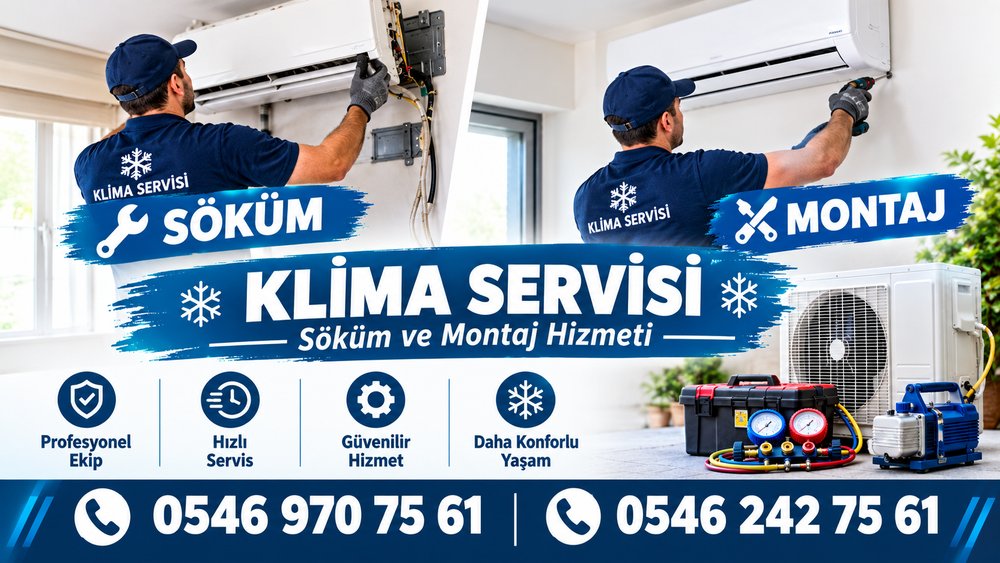 Ayazağa klima servisi - klima söküm ve montaj hizmeti - 0546 242 75 61